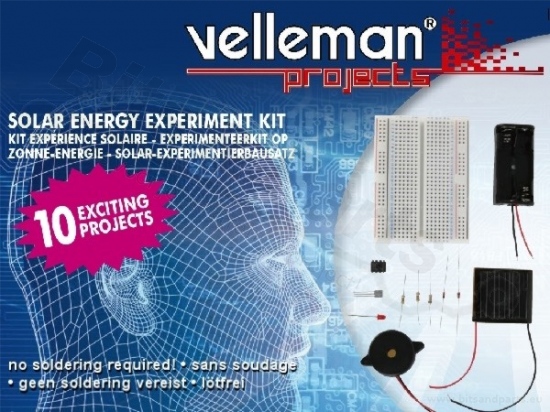 Experimenting box solar energy electronics - Velleman EDU02